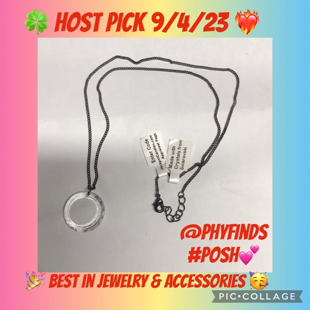 Jackpot candle surprise necklace made w Swarovski